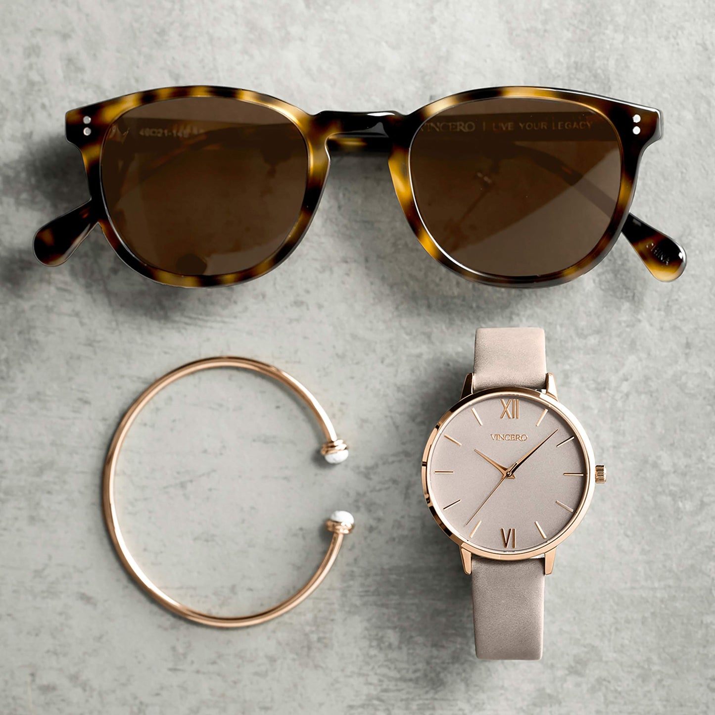 Eros Petite -  Rose Gold/Taupe