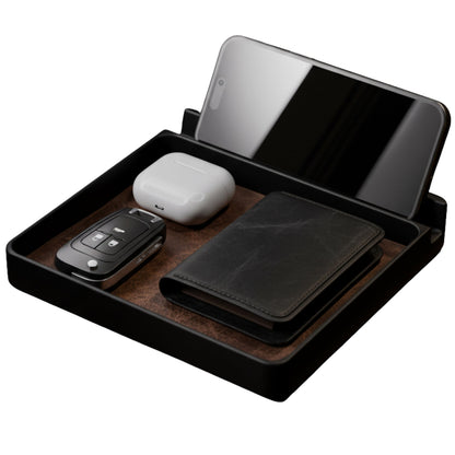 Everyday Carry Valet Tray with Phone Dock