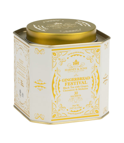 Gingerbread Festival, Tin of 30 Sachets