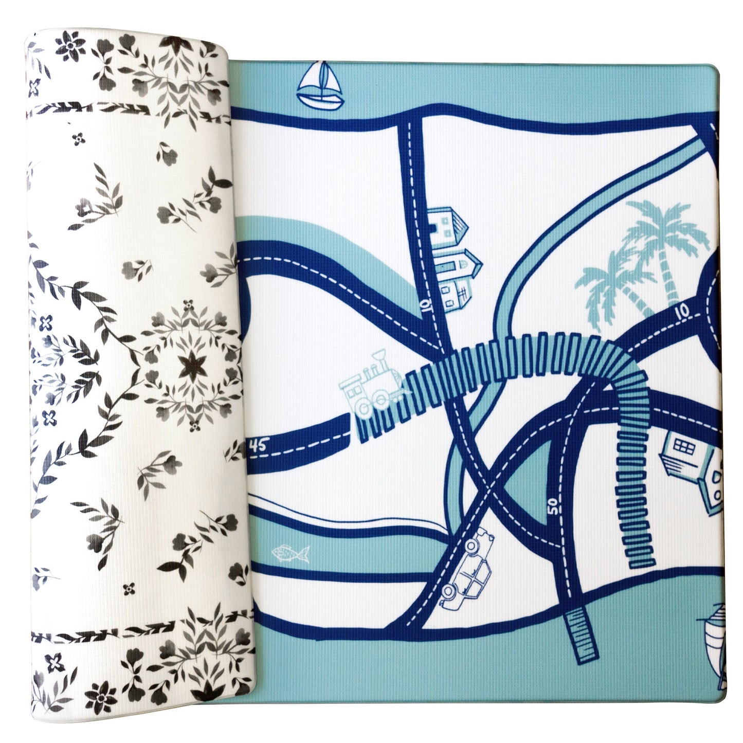 The August Rose White Shwally Playmat