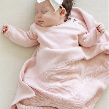 HEIRLOOM COTTON KNIT RECEIVING BLANKETS