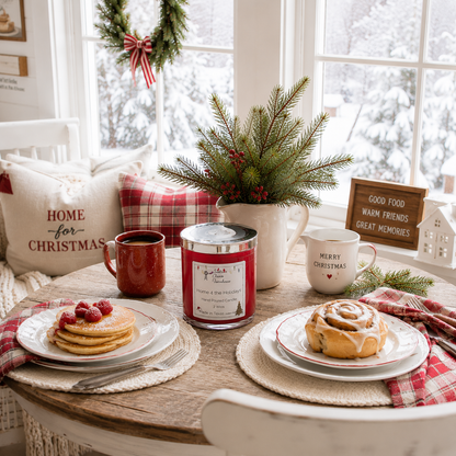 Home 4 the Holidays Candle, 2 Wick
