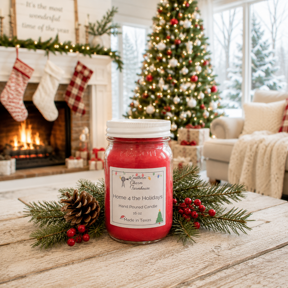Home 4 the Holidays Candle