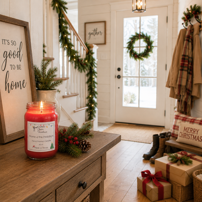 Home 4 the Holidays Candle