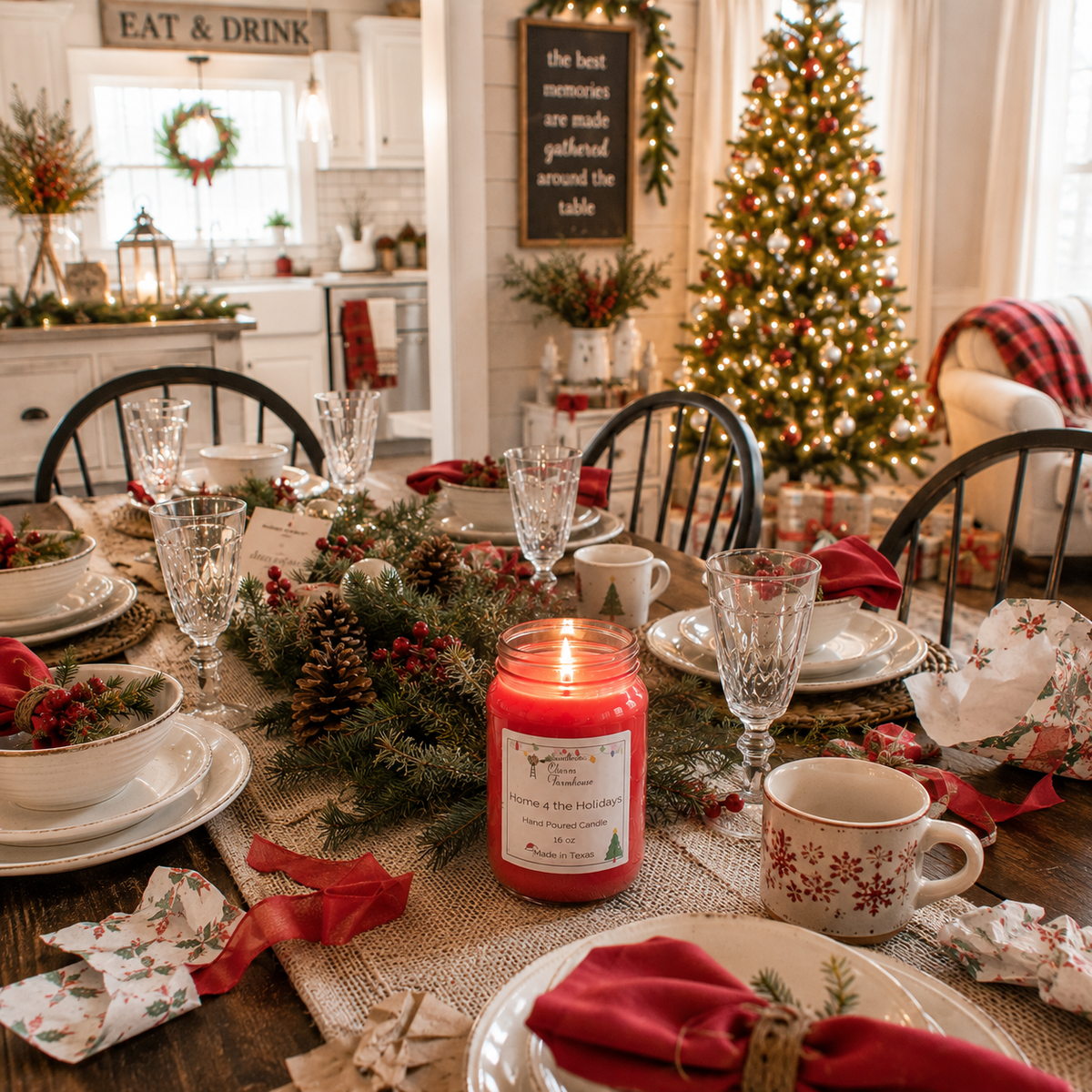 Home 4 the Holidays Candle
