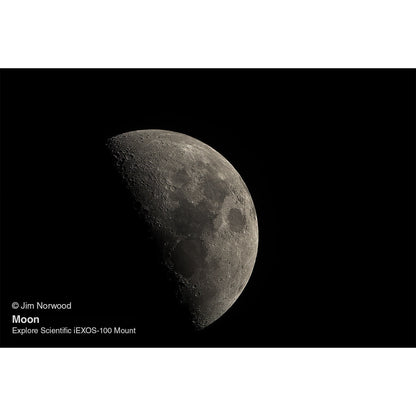 ED80 Essential Series Air-Spaced Triplet Refractor Telescope with 0.8x Focal Reducer and iEXOS-100-2 PMC-Eight Equatorial Tracker System