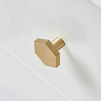 Modern Hexagon Brass Hook