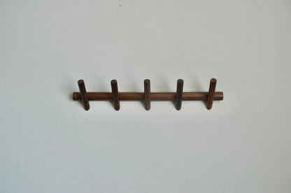 Walnut Wood Coat Rack
