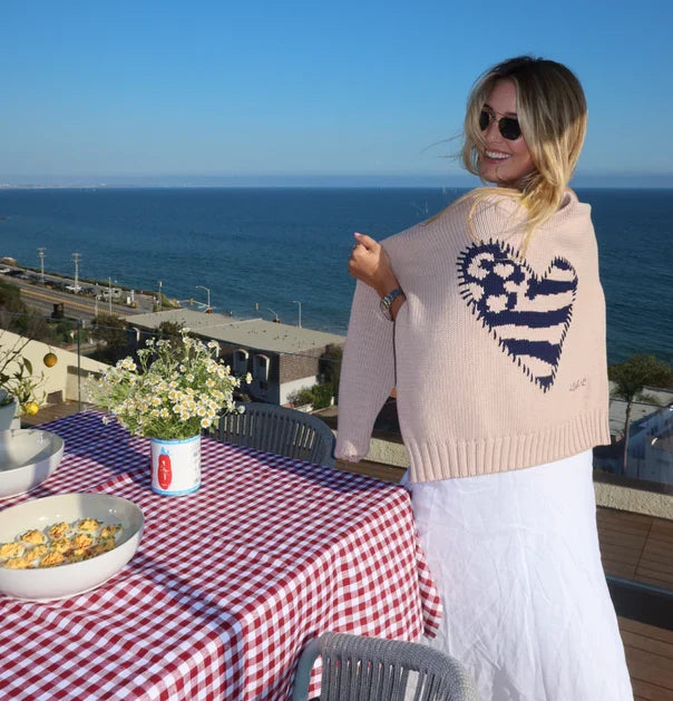 Kerri Rosenthal Boyfriend U.S. of Love Sweater