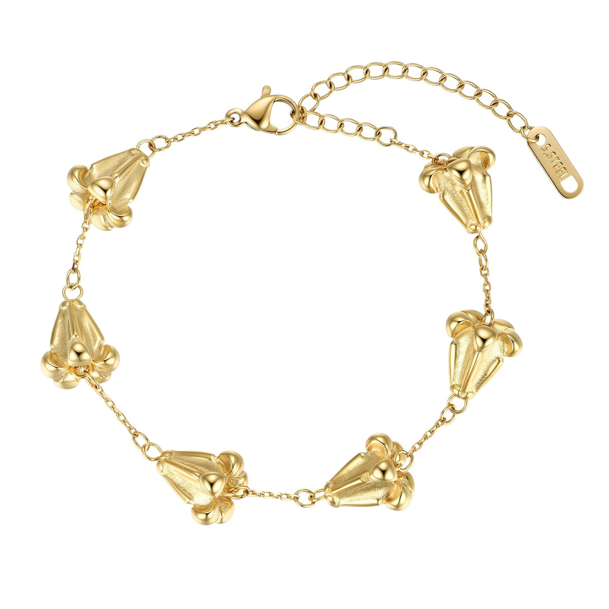 Crown Flower Bracelet