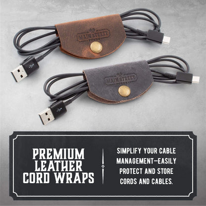 Leather Cord Wraps / Cable Organizers