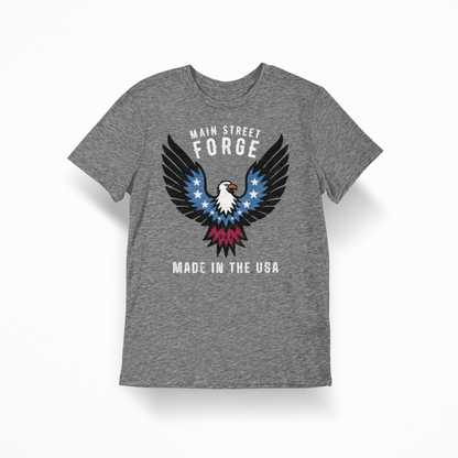 Main Street Forge Eagle T-Shirt - Tri Blend T-Shirt