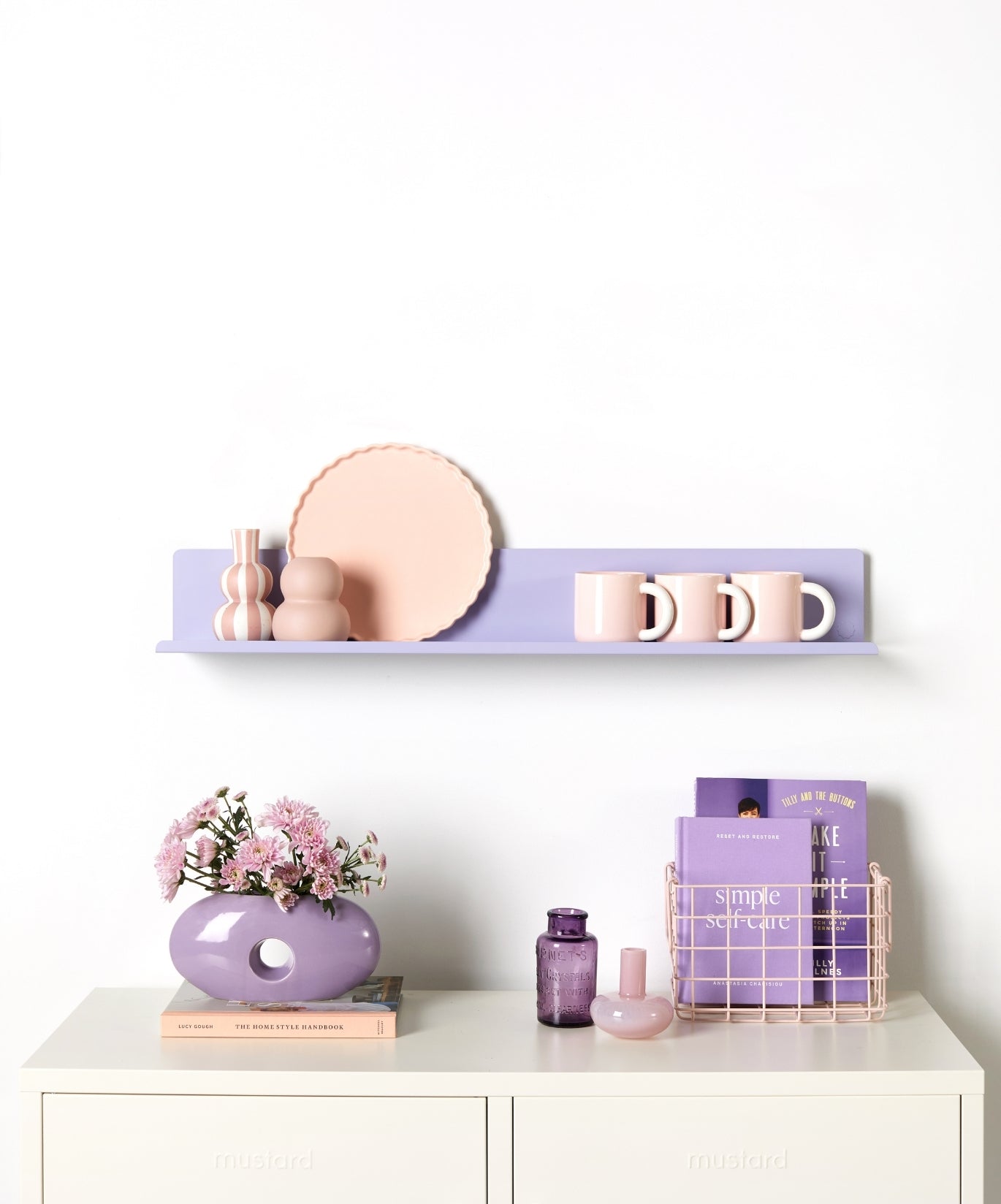 The Ledge in Lilac - Large