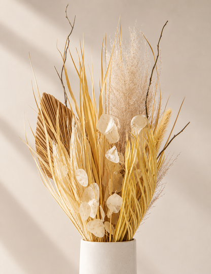 Neutral Palm Dried Flower Bouquet