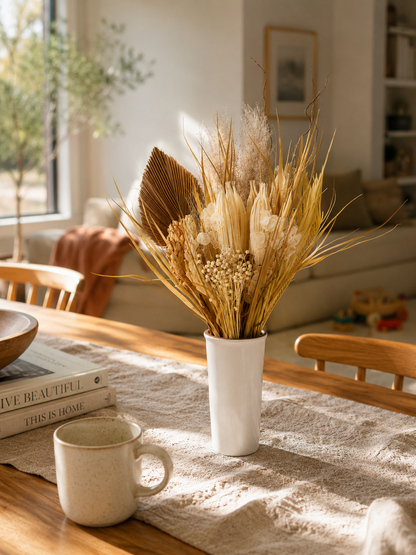 Neutral Palm Dried Flower Bouquet