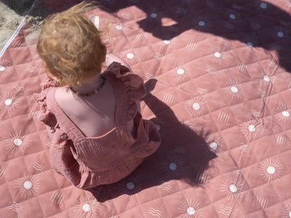 The Shwally Picnic Blanket - Sunset Rose