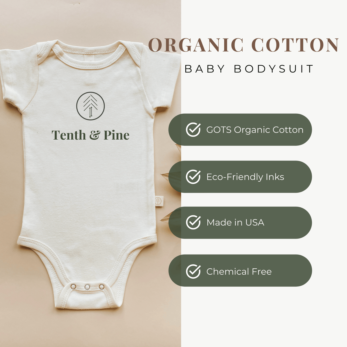 Believe Organic Baby Bodysuit