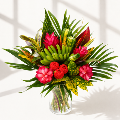 Rainbow Rainforest Tropical Flower Bouquet