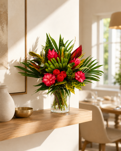 Rainbow Rainforest Tropical Flower Bouquet