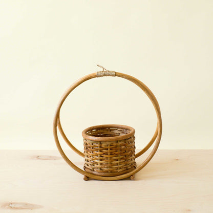 Rattan Round Hanging Planter | LIKHÂ