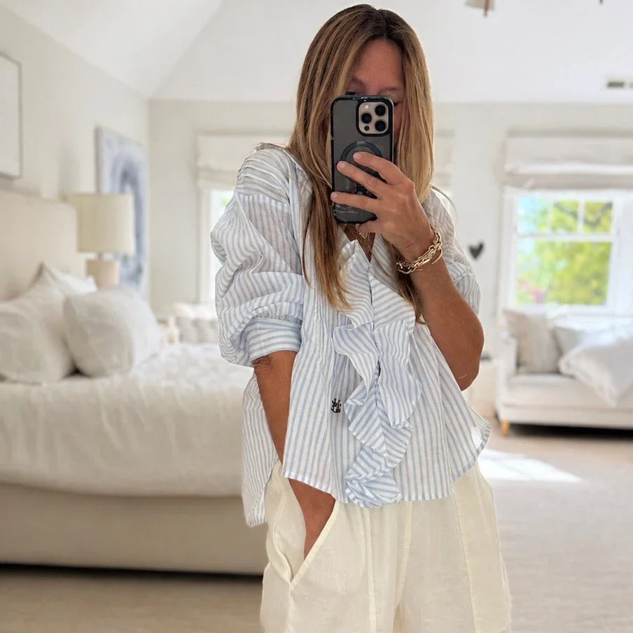Kerri Rosenthal Rosen Stripe Blouse