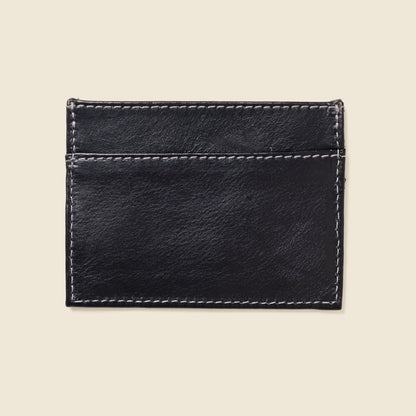 Slim Card Holder Wallet with RFID Protection - Black
