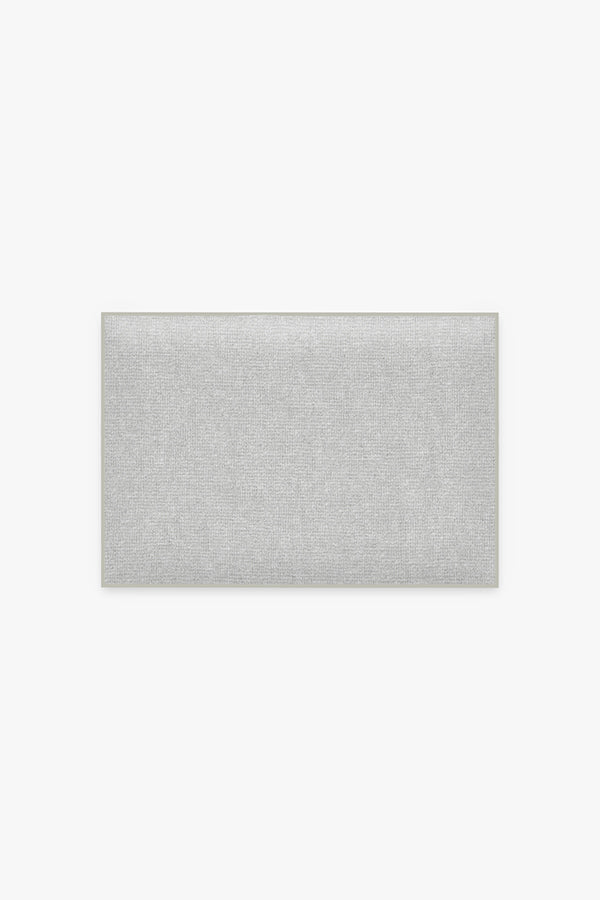 Solid Light Grey Bath Mat
