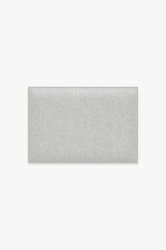 Solid Light Grey Bath Mat