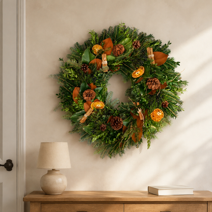 Spice Up The Holidays Wreath