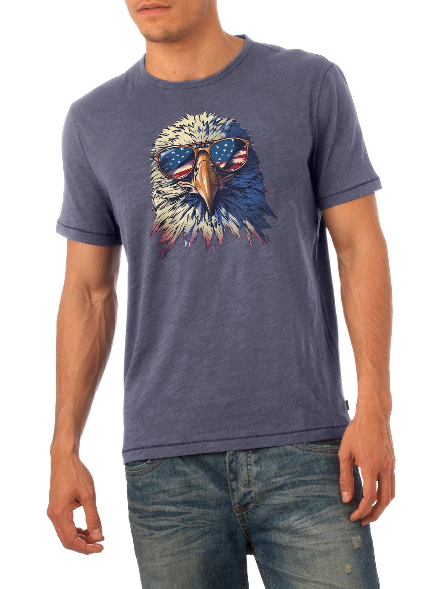 Stars, Stripes and Shades T-Shirt - Tri-Blend - Made in USA