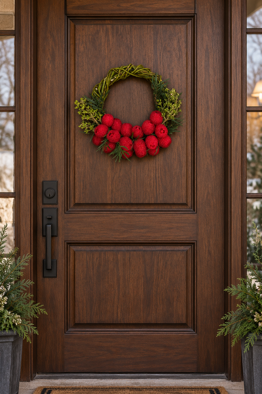 The Cranberry Willow Wreath
