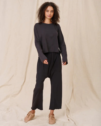 The Great. Long Sleeve Crop Tee