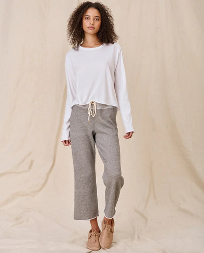 The Great. Long Sleeve Crop Tee