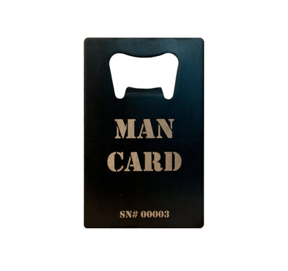 The Official MAN CARD (Bottle Opener)
