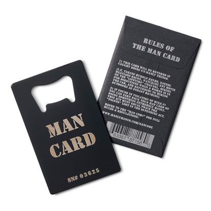The Official MAN CARD (Bottle Opener)