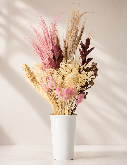 Mauve Dried Flower Bouquet