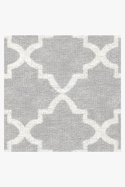Tria Trellis Light Grey Bath Mat