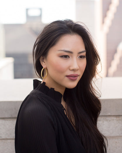 Turquoise Hoop Earrings