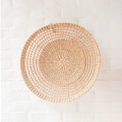 Open Weave Wall Baskets, Medium - Woven Wall Baskets | LIKHÂ