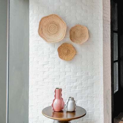 Scallop Wall Baskets, Large - Wall Baskets | LIKHÂ