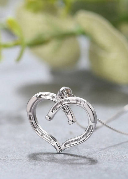 Saints and Saviors* Wild at Heart Equestrian Horseshoe Necklace in Silver